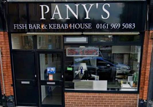 Pany’s Fish Bar & Kebab House.